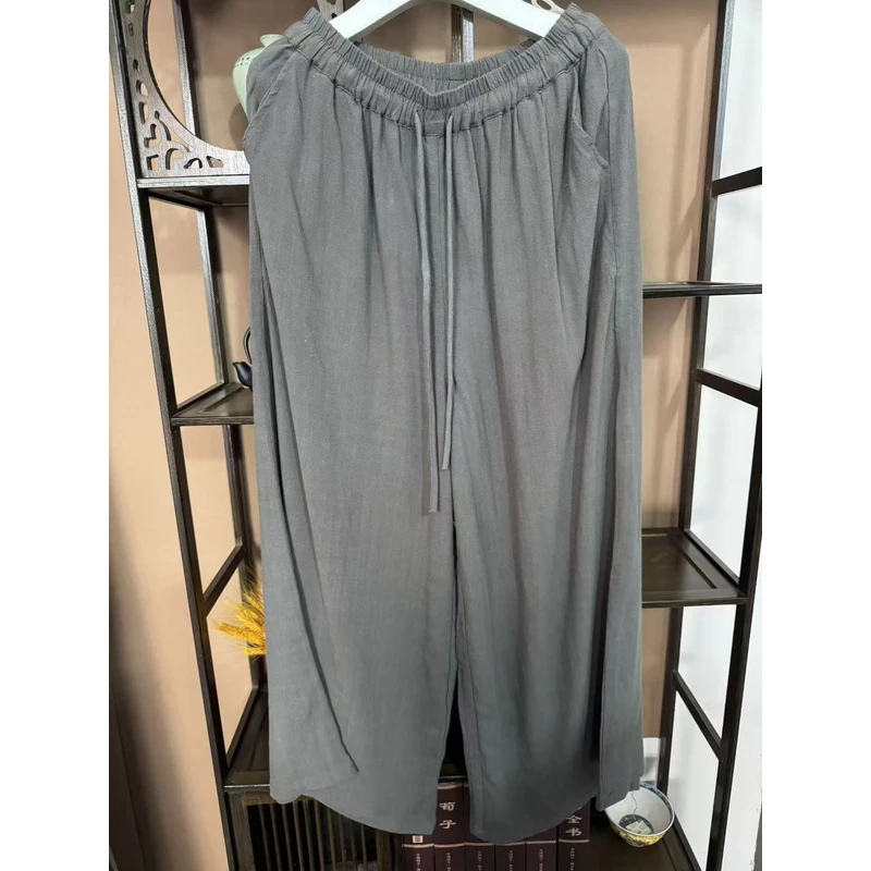 5113四季新款汉麻直筒裤