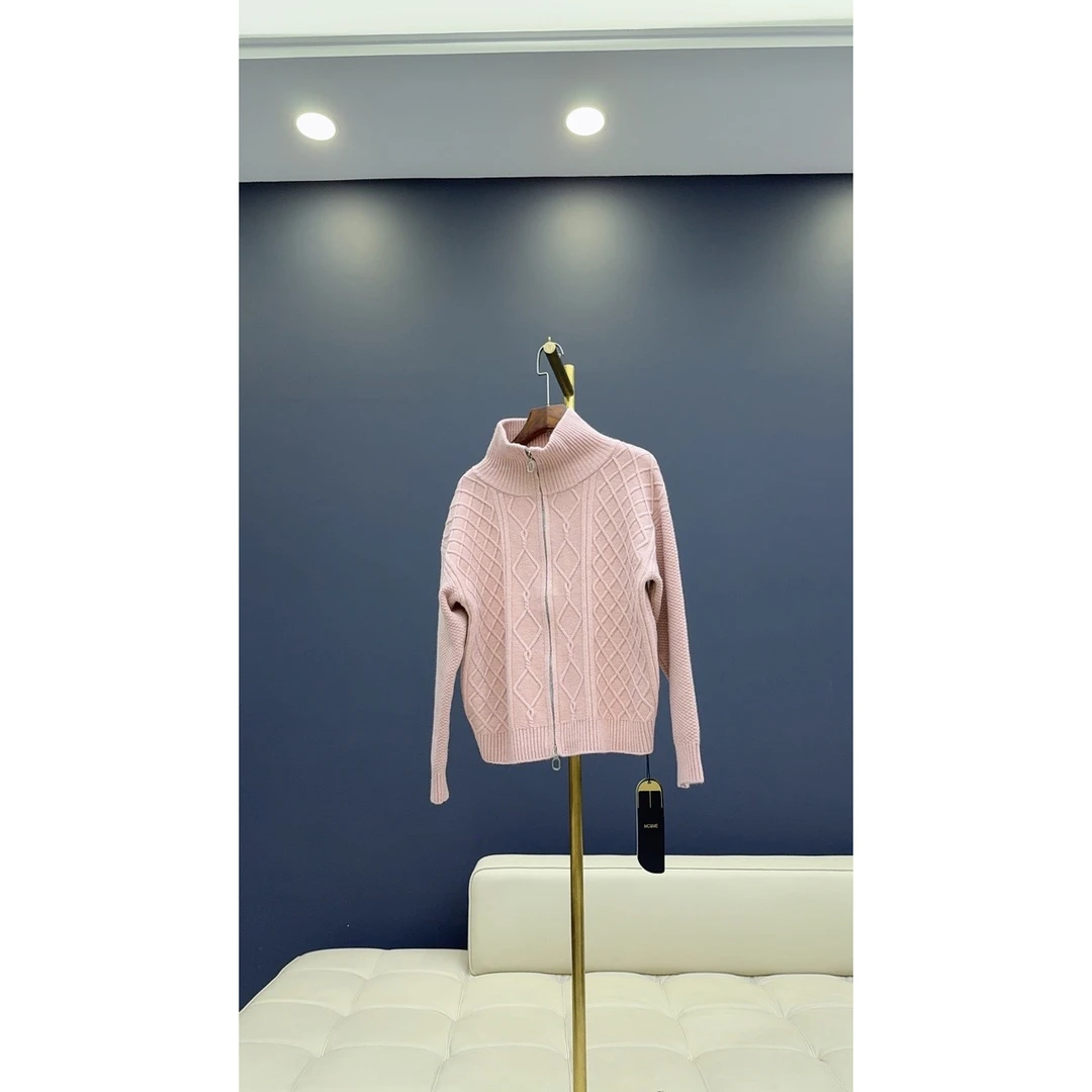 品牌原单MC&ME柔软软糯重磅克重羊毛开衫毛衣——M058