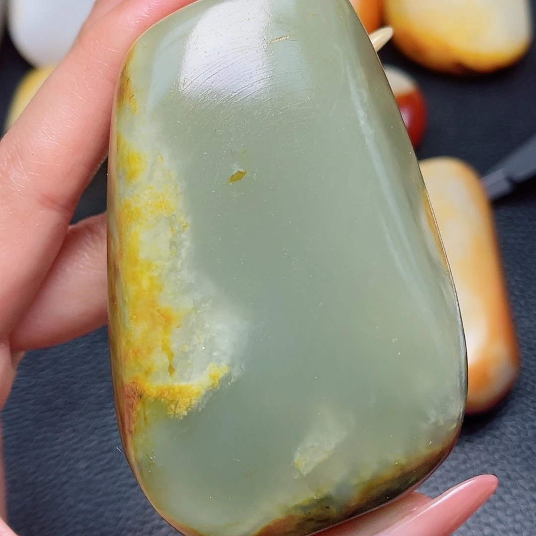 和田玉未镶嵌挂件天**仙