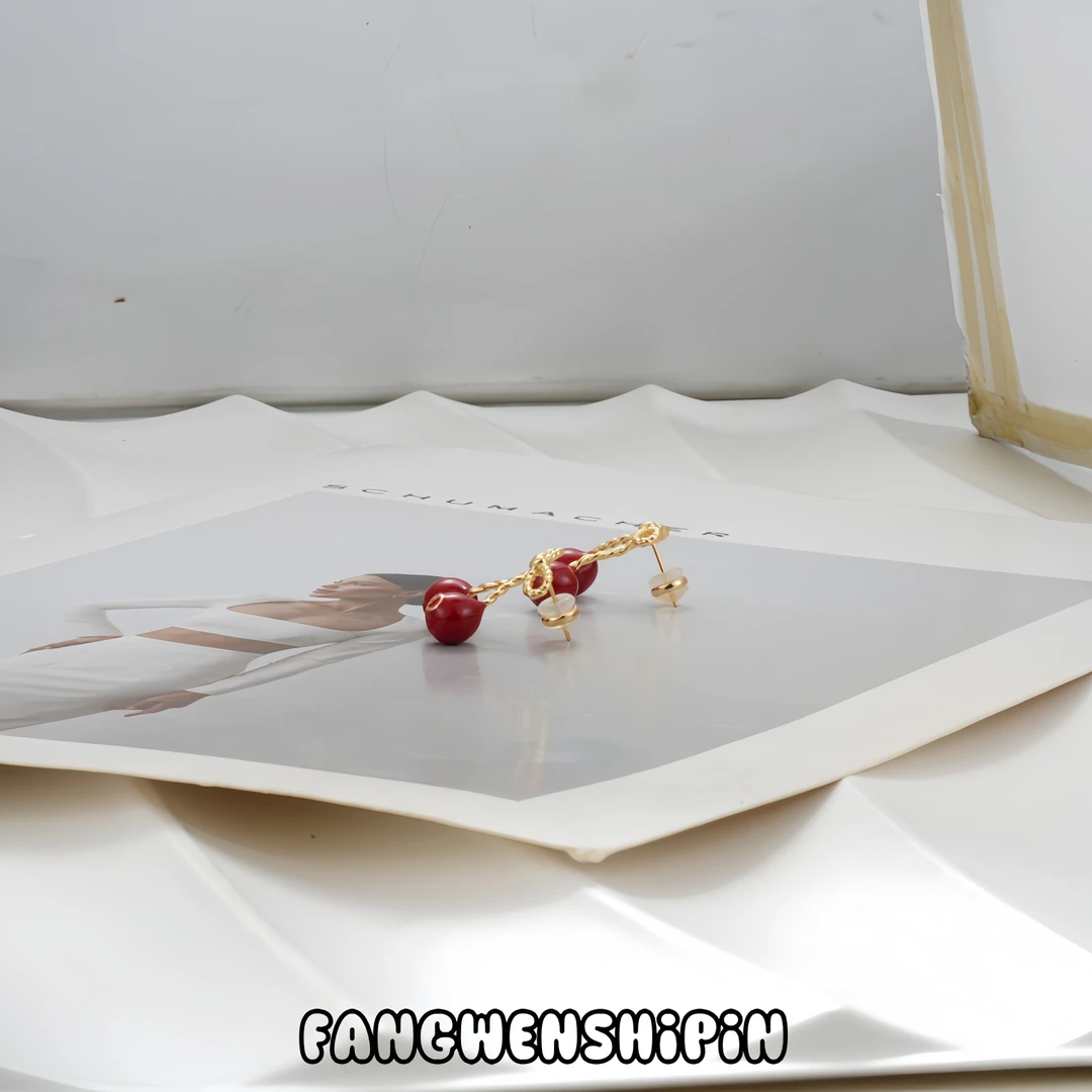 铜合金耳饰 【镀K金】【925银针】耳环3282