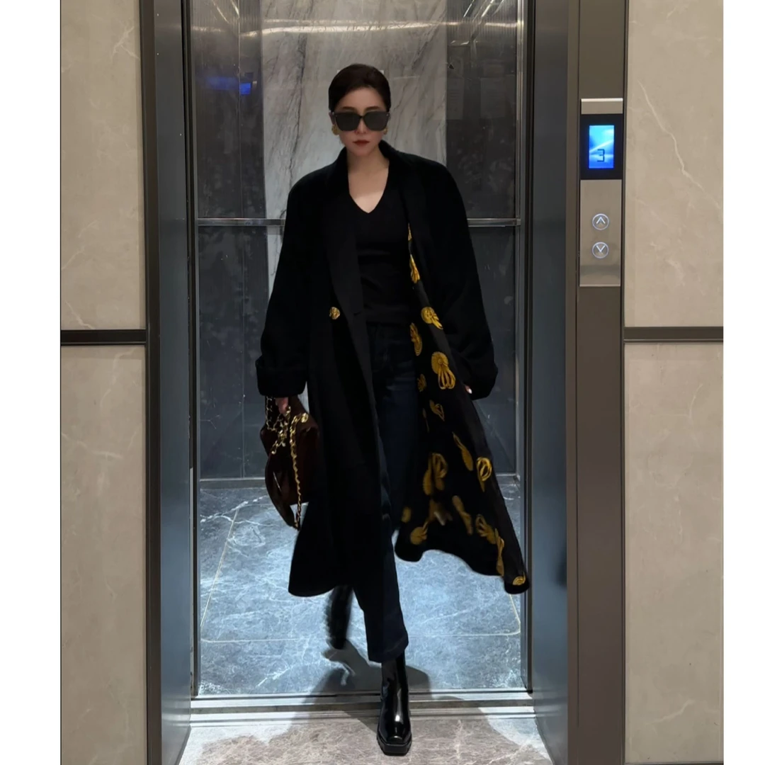 TheBay【摩登】珍藏款阿拉善100%纯骆驼绒大衣Bay2SQZR0061