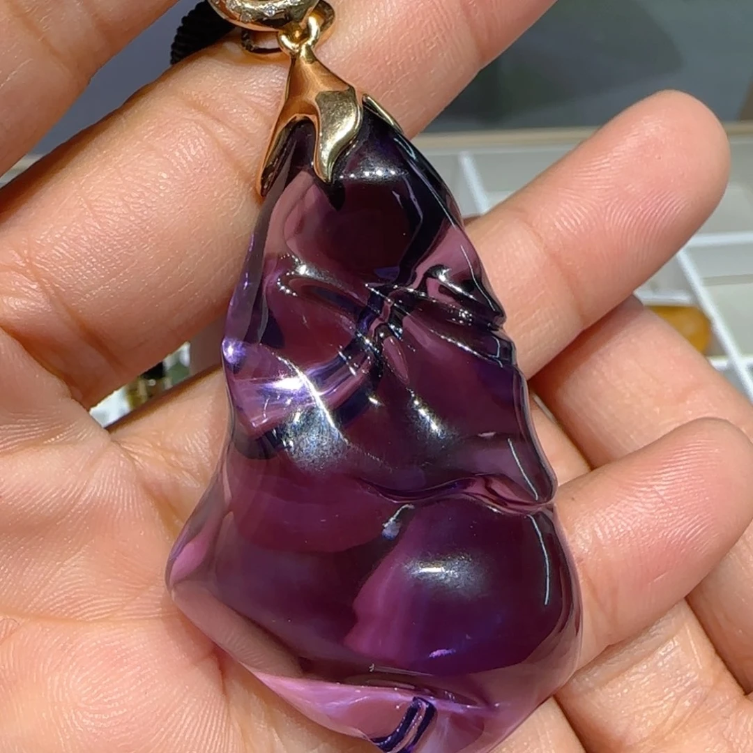 项链18K金镶嵌水晶JP55850