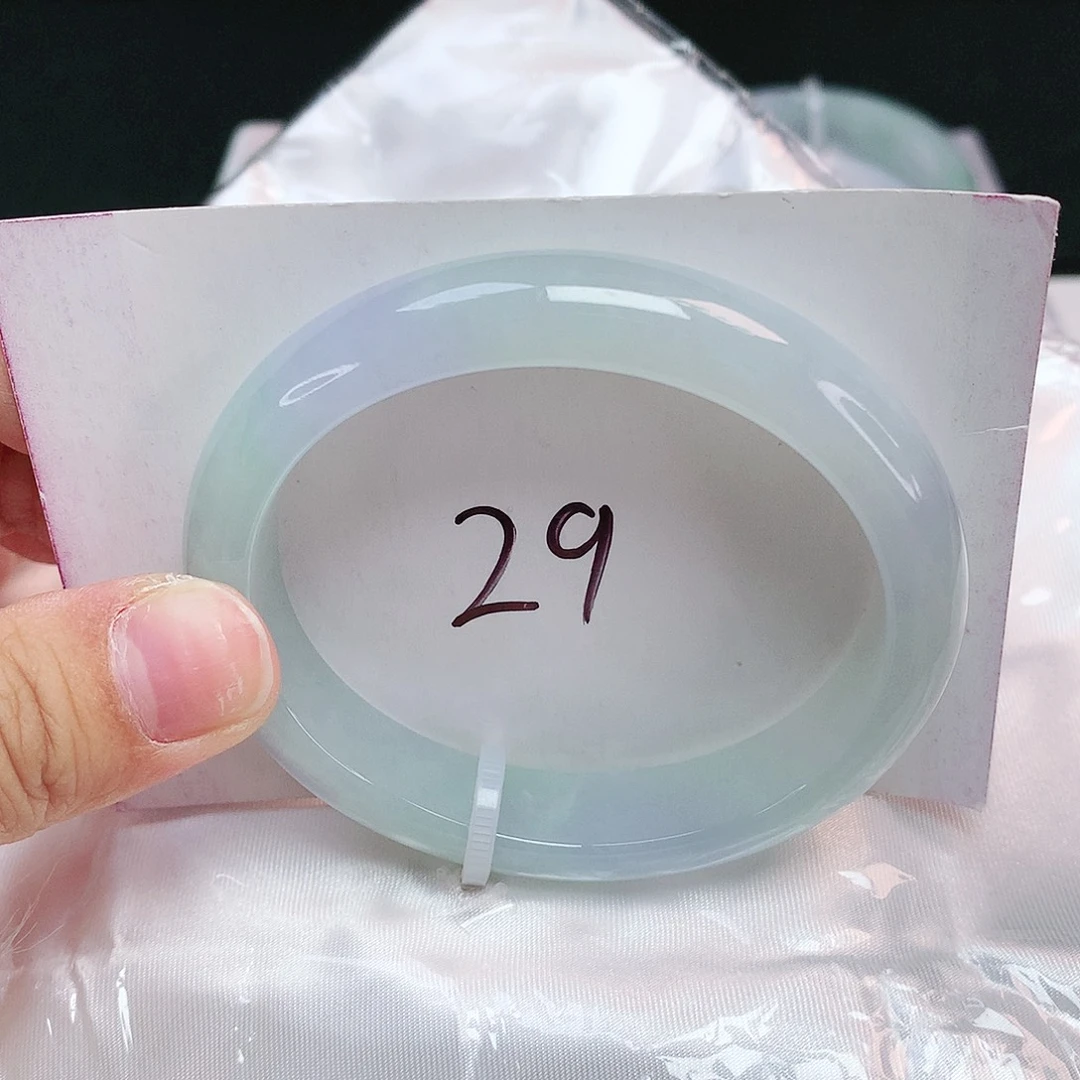 翡翠未镶嵌手镯贵妃55.7
