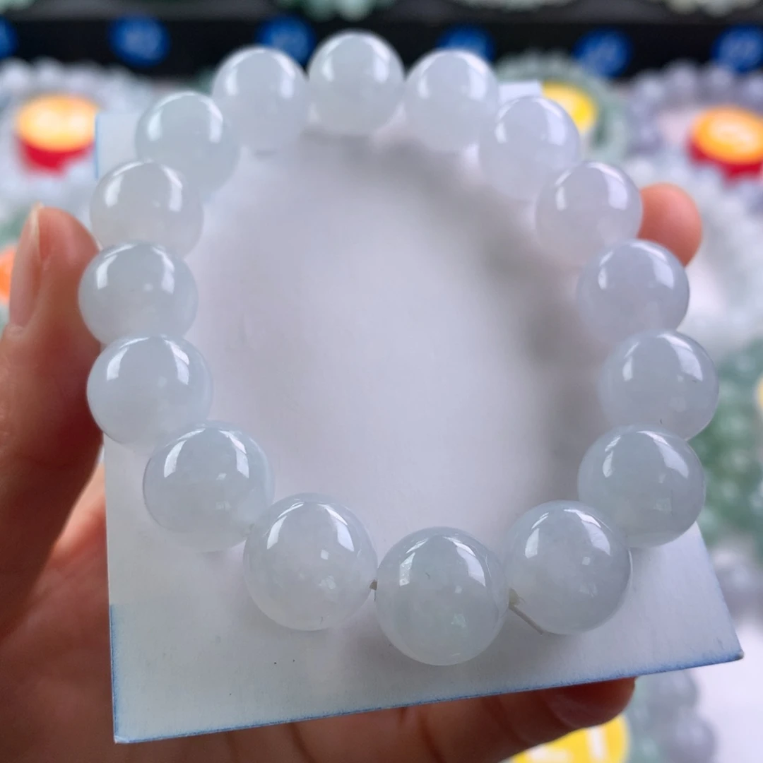 翡翠未镶嵌手链卡13