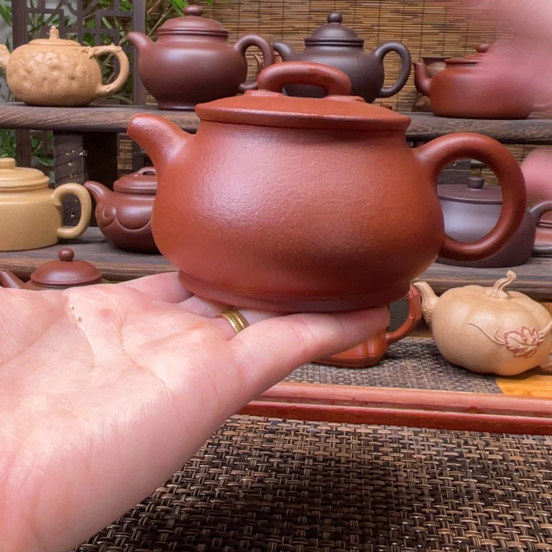 茶壶紫砂宜兴原矿紫砂手工制180