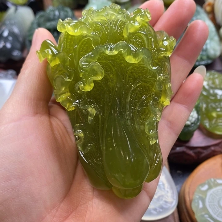 蛇纹石玉未镶嵌手把