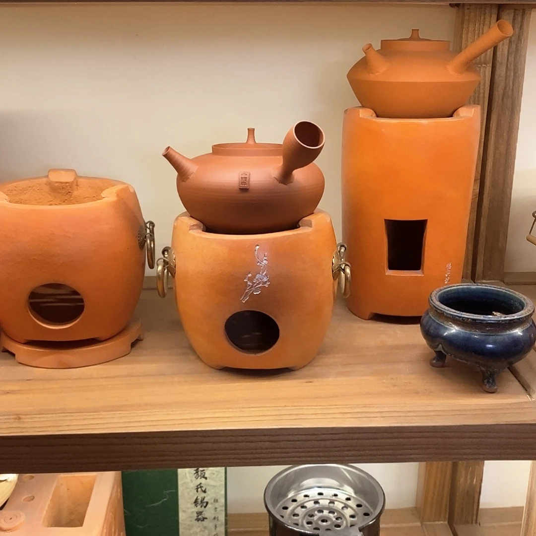 瓷片来****)瓷片成套炉子➕沙壶