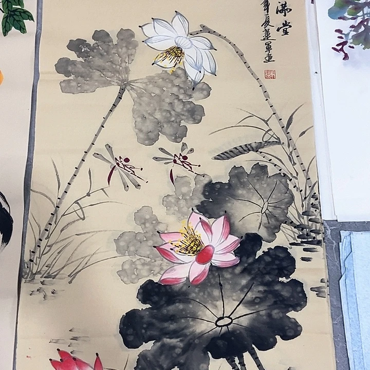 小周画廊的直播间
