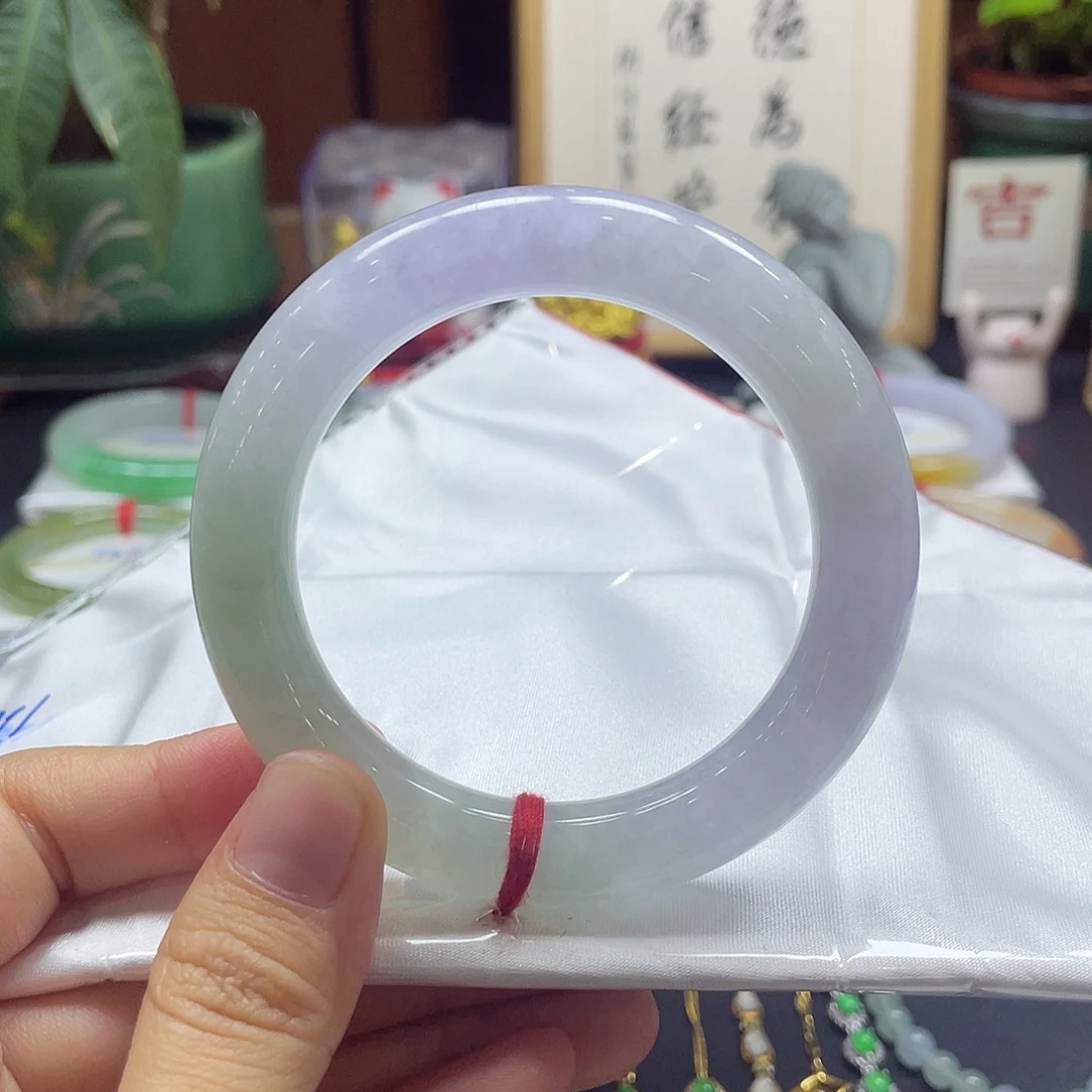 翡翠未镶嵌手镯12 号
