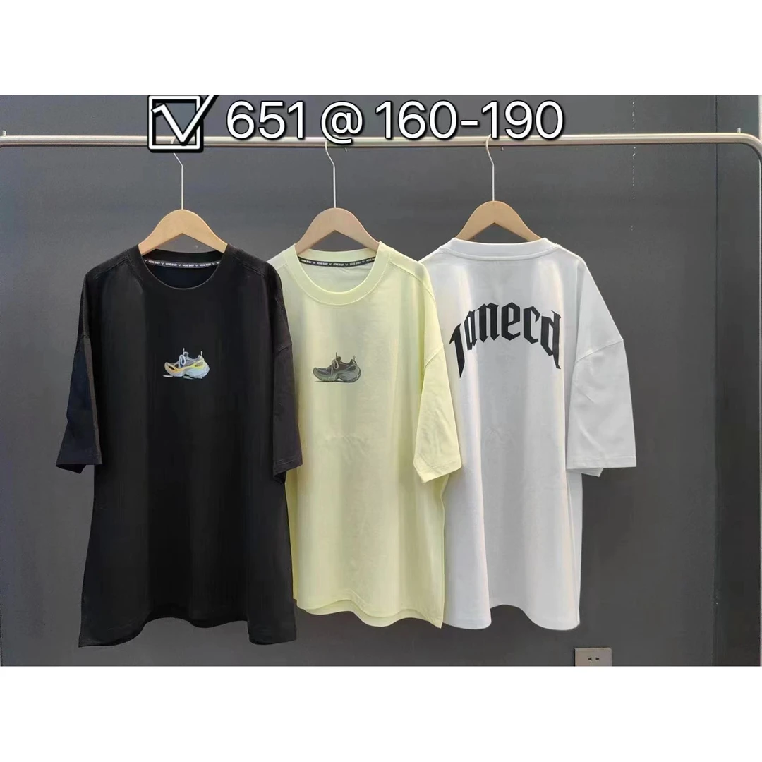 【651-白色】潮品圆领T恤