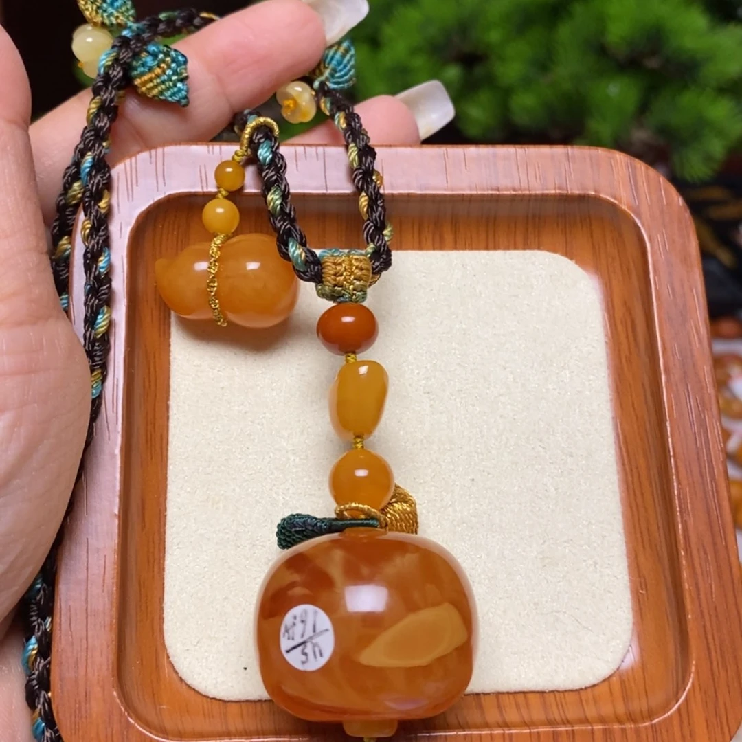 【闪购商品】蜜蜡颈饰未镶嵌项链