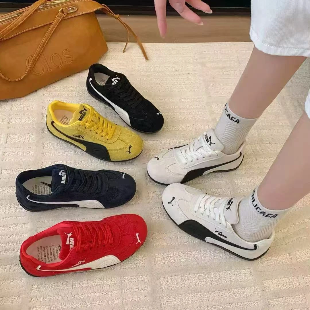 【晨晨格调】阿甘德训鞋女轻便港风复古爆款时尚百搭平底运动板鞋