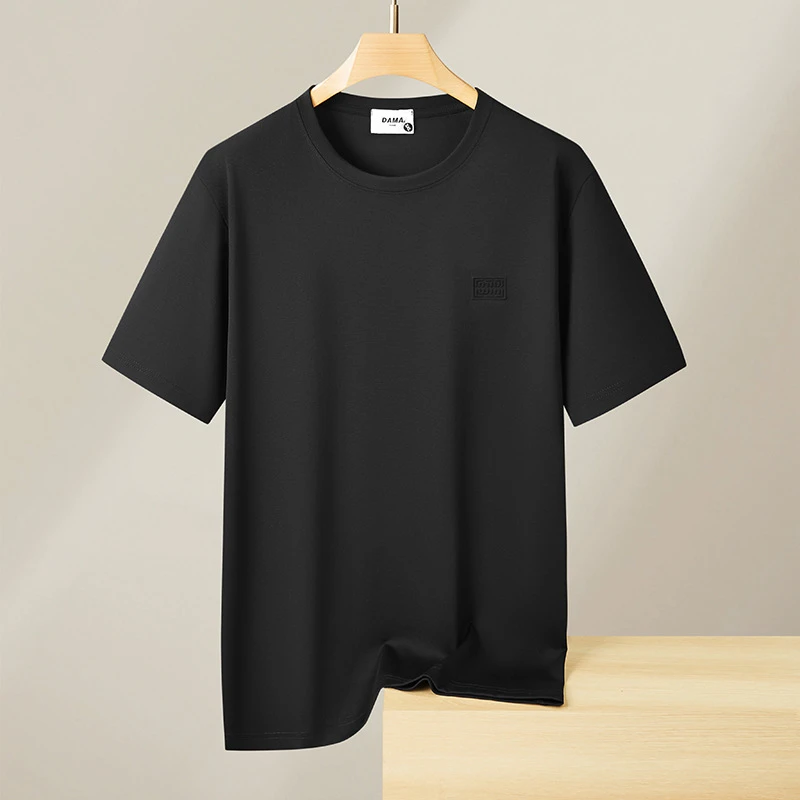 卡码拍大夏季新款休闲男士短袖圆领T恤时尚潮流宽松潮牌加大码T恤