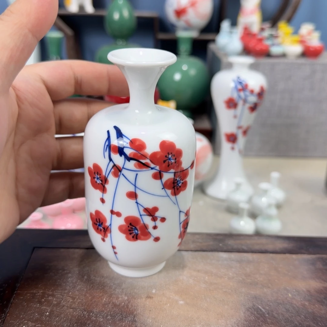陶瓷手工小花器摆件