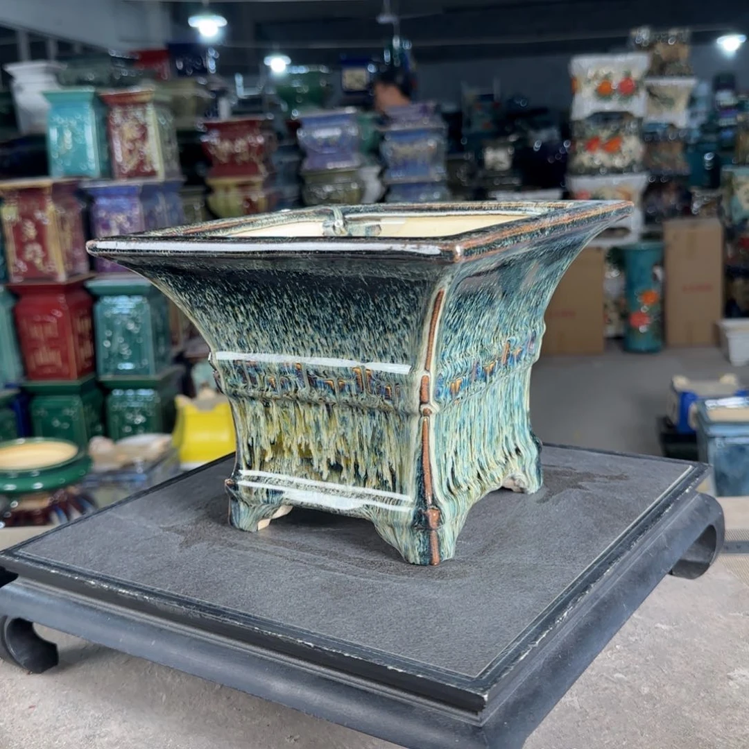 一风堂石湾花盆。微瑕