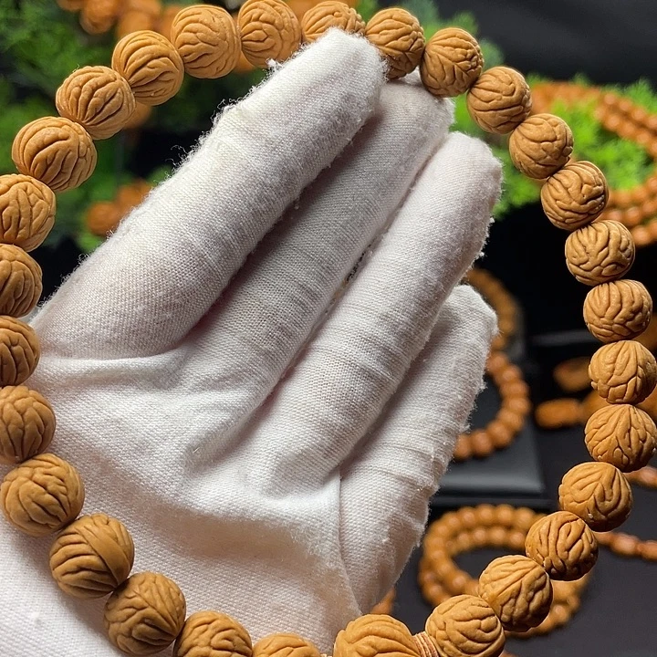 桃核吊坠秦岭龙纹桃核