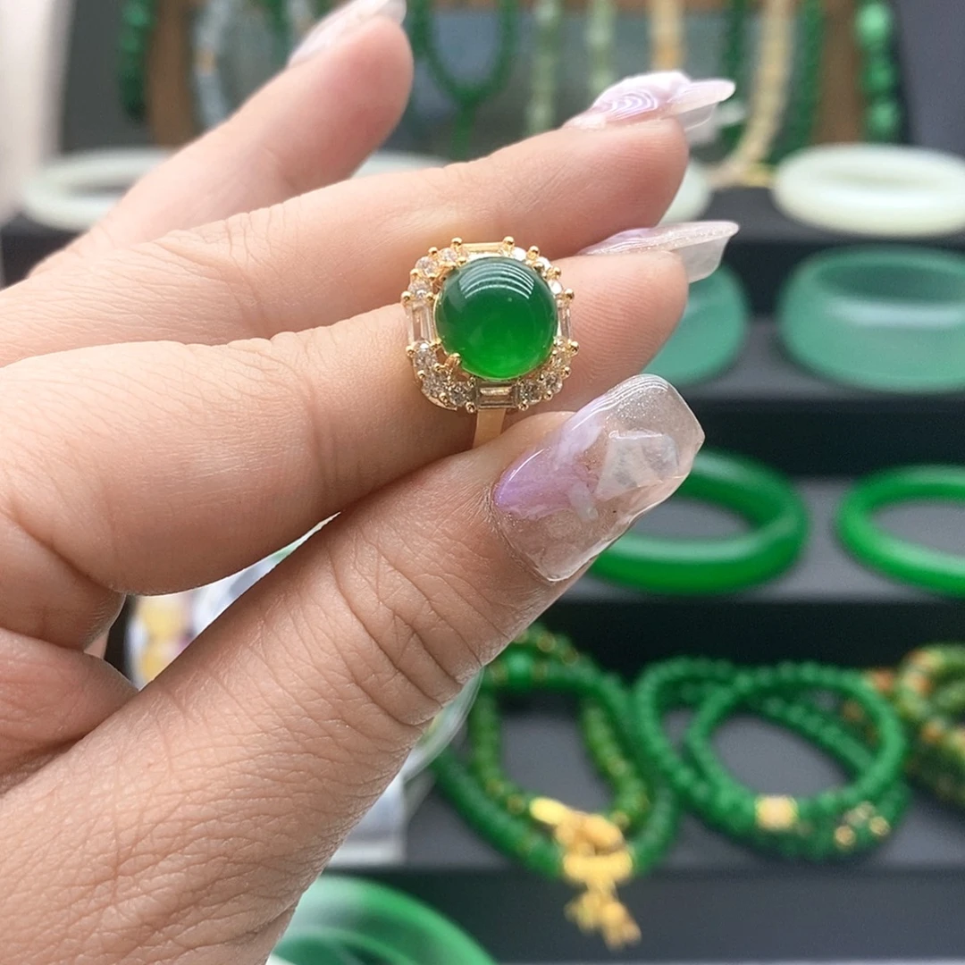 珐琅非金属精美戒圈圈口可调节