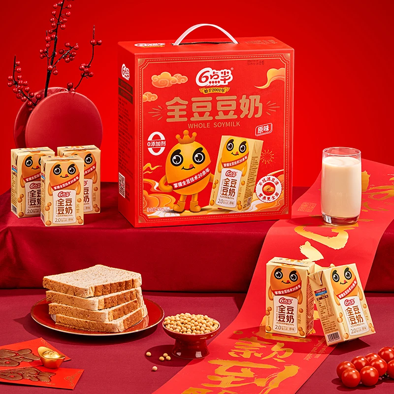6点全豆豆奶2.0原味250ml*12盒（新版礼盒）