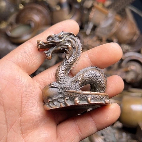 铜制文玩把玩物件