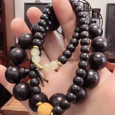 染料紫檀（血檀）赞比亚紫檀情侣款拍一发二