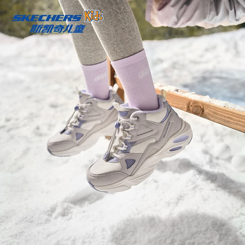 【斯凯奇】儿童秋冬保暖雪地靴319256L&405328L DB