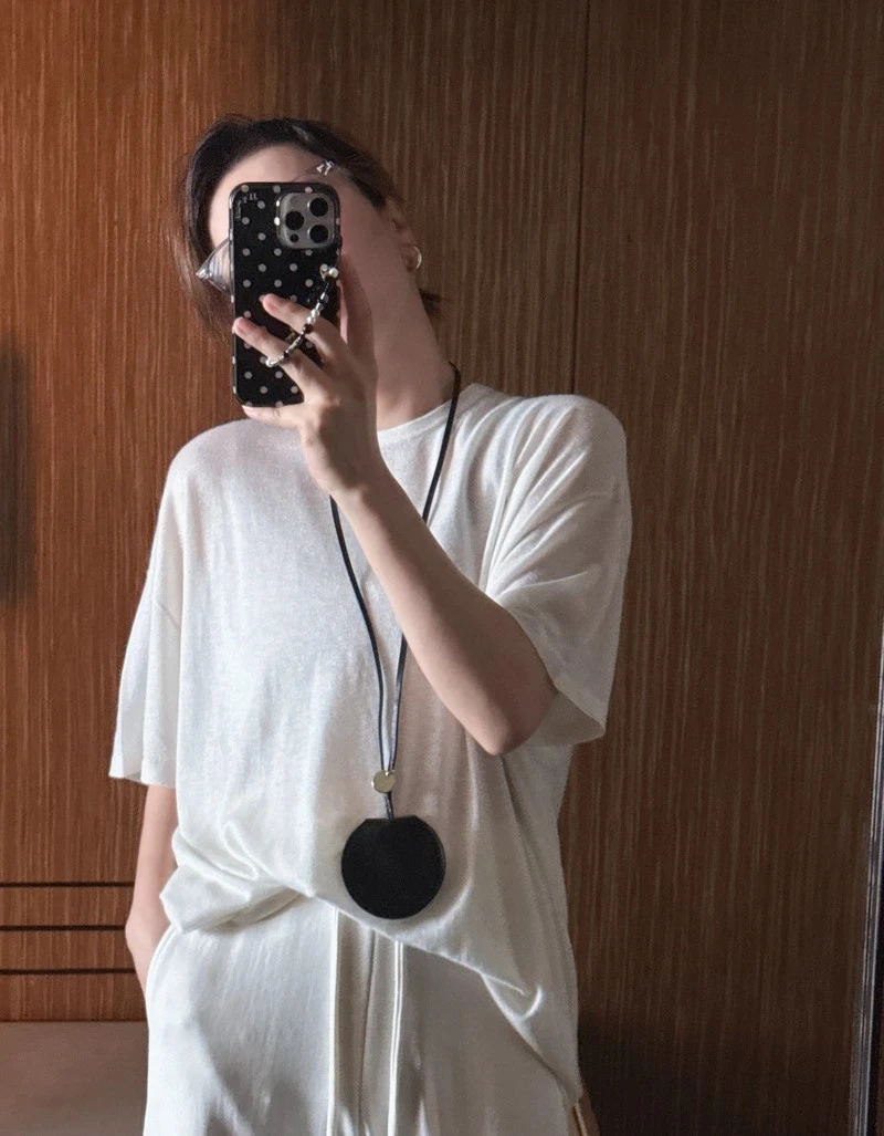 25早秋 薄款羊毛针织内搭短袖
