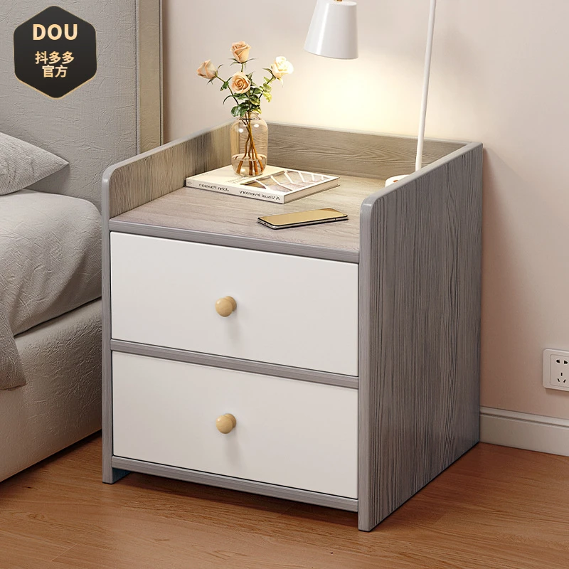 床头柜简约现代简易小型家用收纳柜子储物柜置物架卧室网红迷你柜