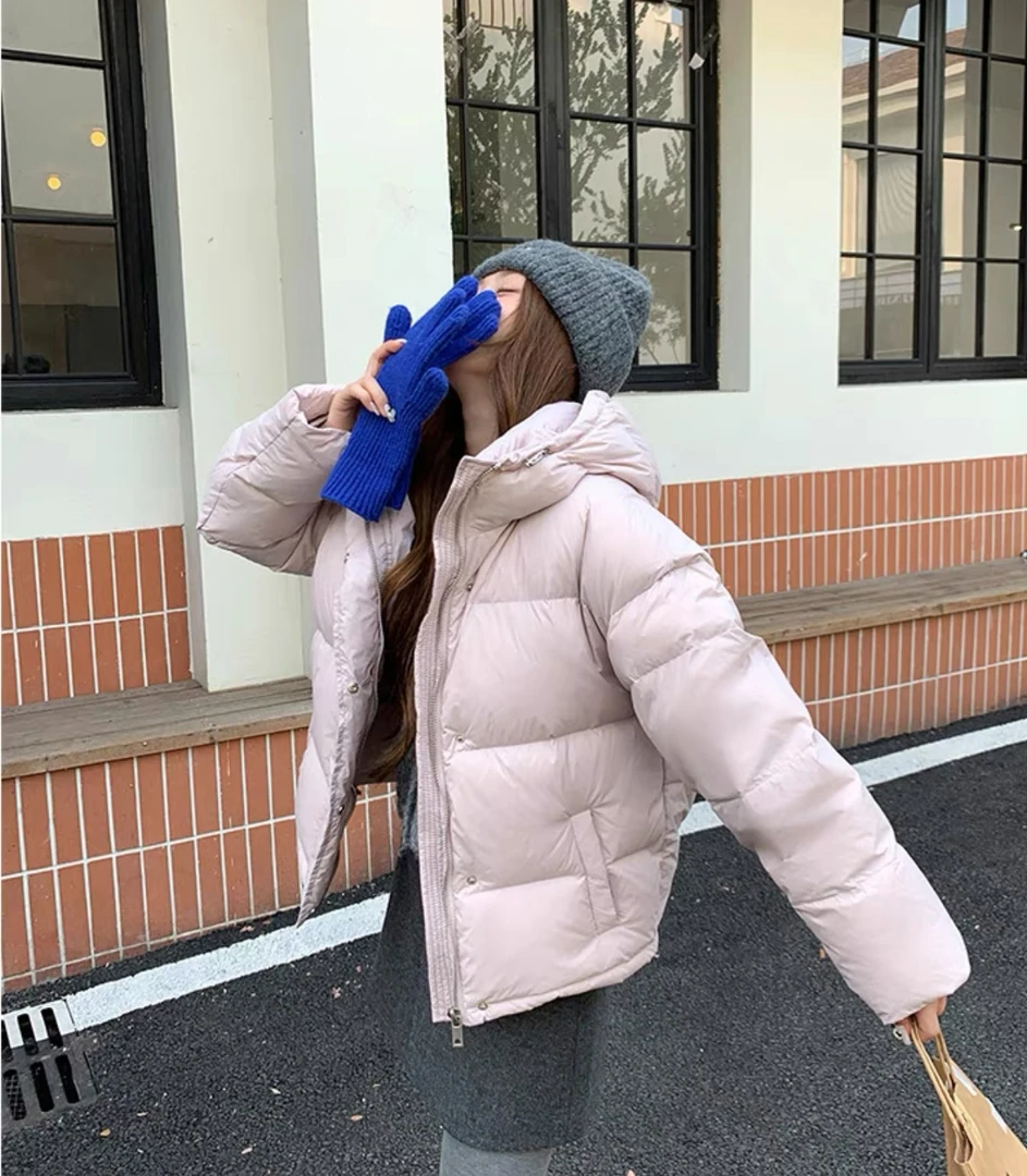 Y.M | 泡芙小姐 轻暖随行 95白鸭甄选高品质连帽羽绒服003