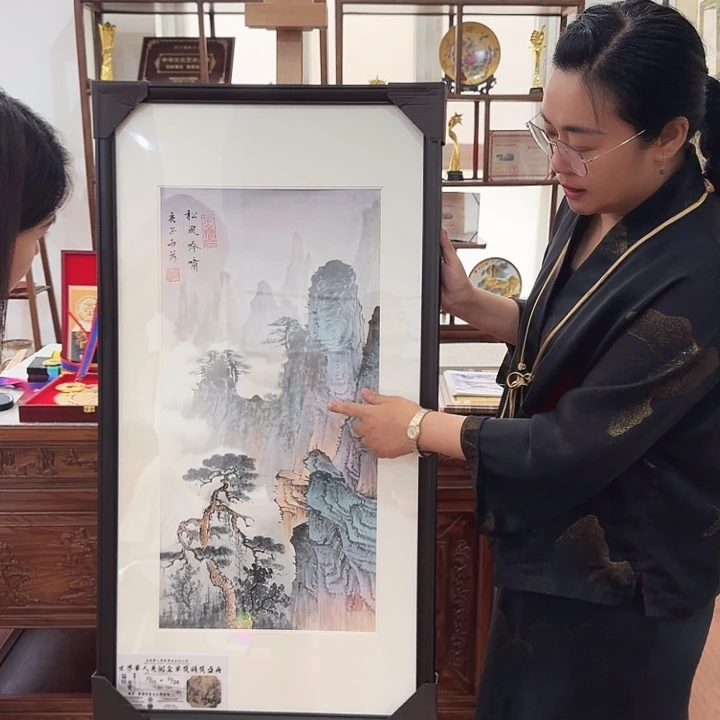 国画雨荷老师精品国画