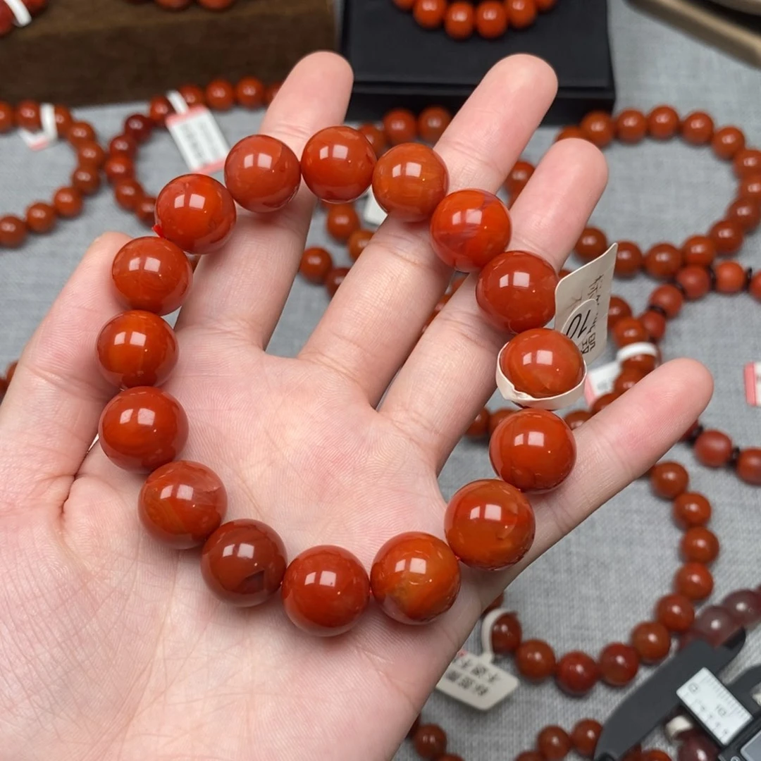 未镶嵌手串南红玛瑙13.4mm