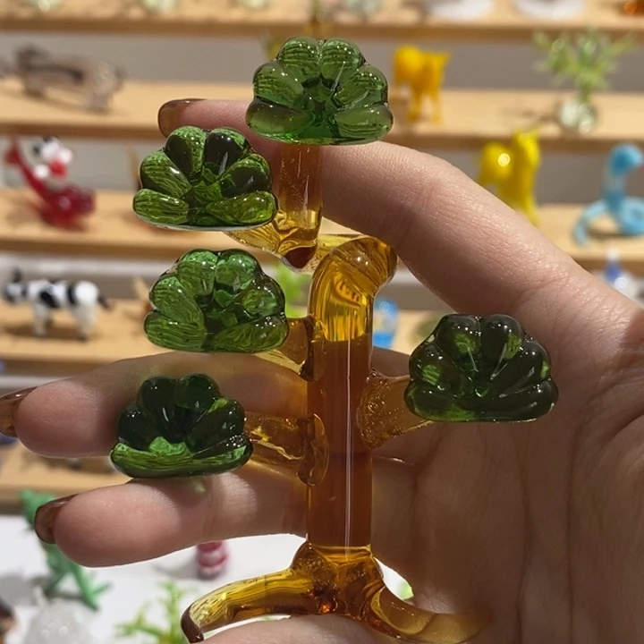 琉璃手工艺品琉璃椰子树