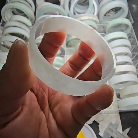 定制翡翠公主宽版白月光未镶嵌