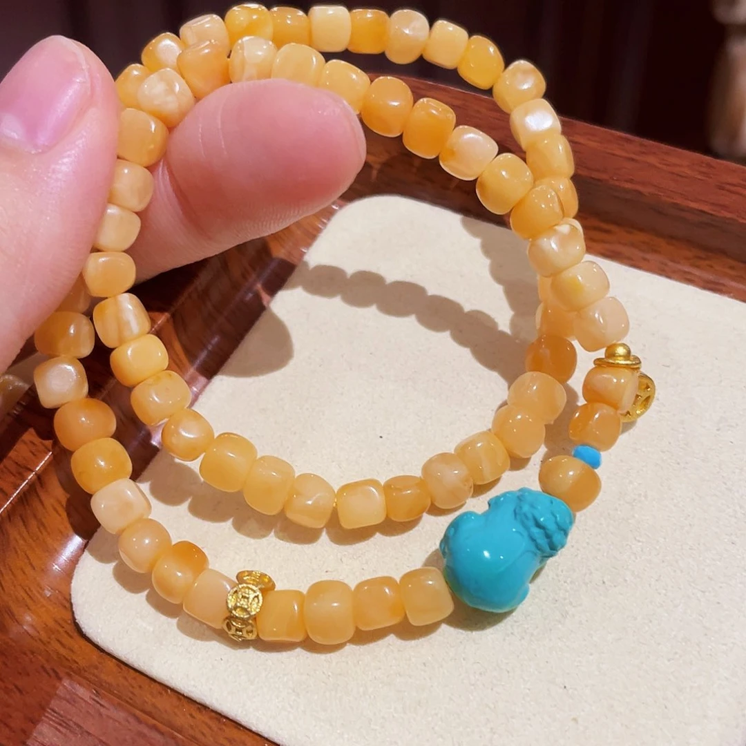 蜜蜡手链未镶嵌手串