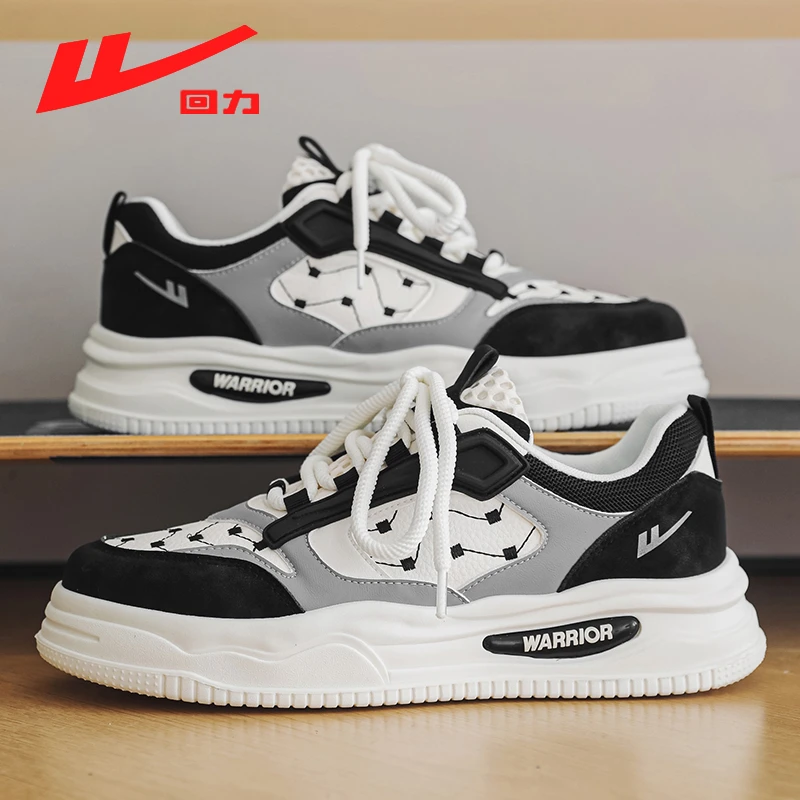 Warrior/回力春季潮流时尚网面透气男鞋百搭软底运动休闲男士板鞋