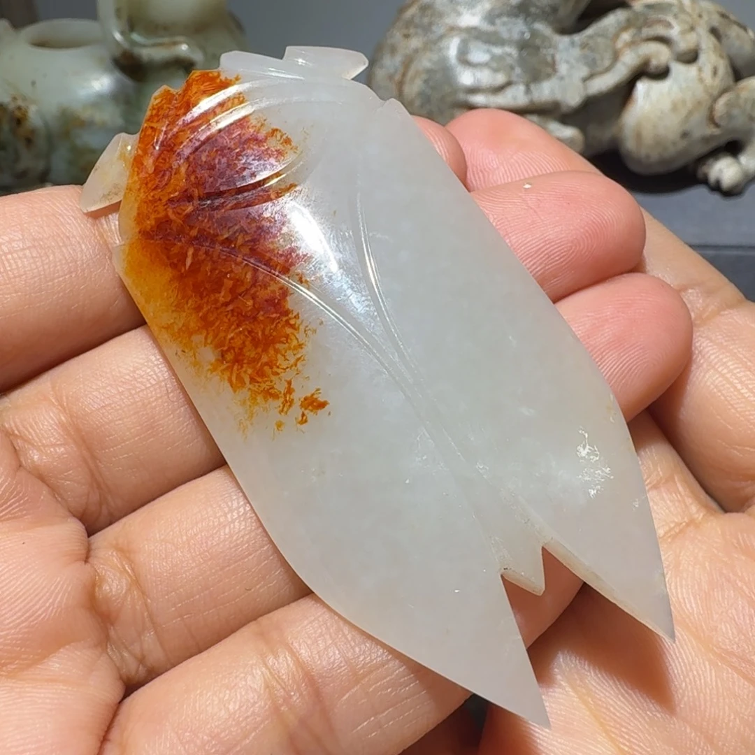 星***^和田玉未镶嵌颈饰