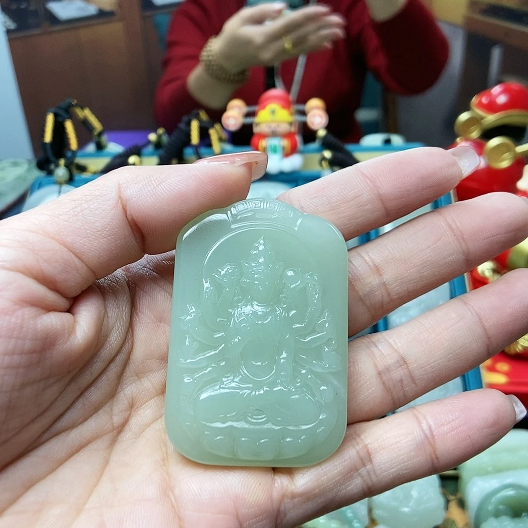 和田玉颈饰未镶嵌一**过