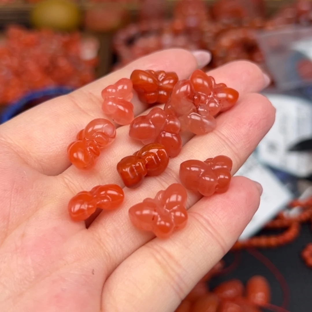 南红玛瑙未镶嵌吊坠(不含链)