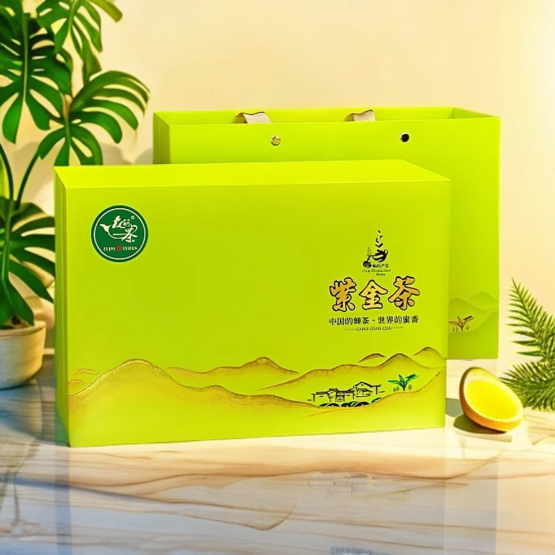 2025河源紫金高山云雾茶@明前茶@带花味@绿茶245克*35小泡