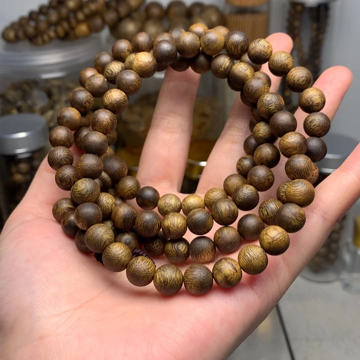 沉香沉香碎屑沉香奇楠多圈卡8保21克+