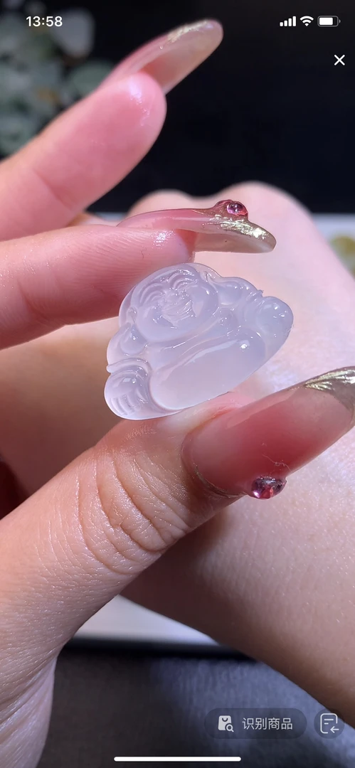 定制缅料翡翠毛货佛公