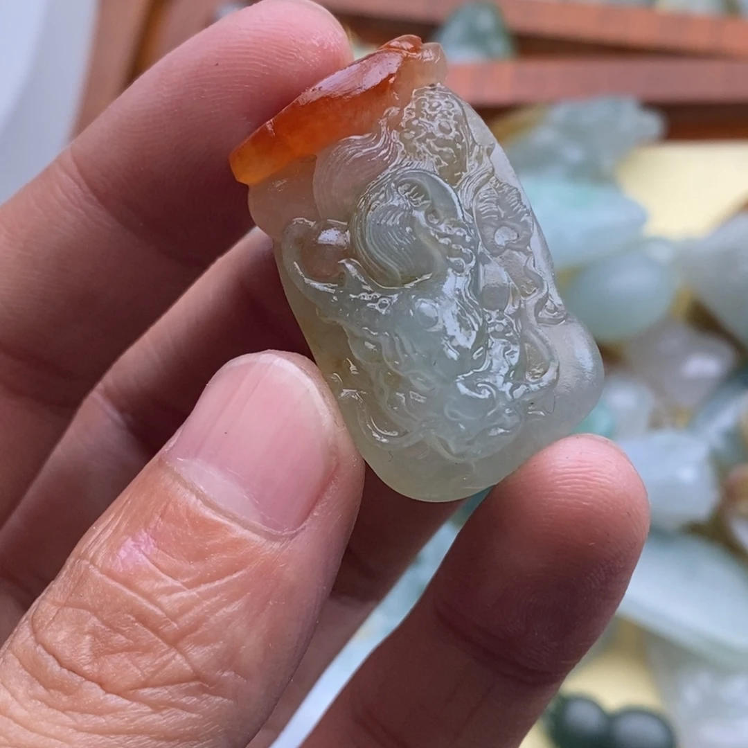 打***兽定制翡翠未镶嵌11