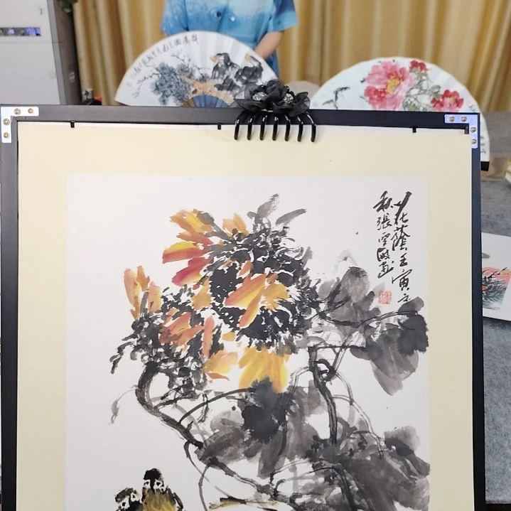 国画张圣敏老师纯手绘作品