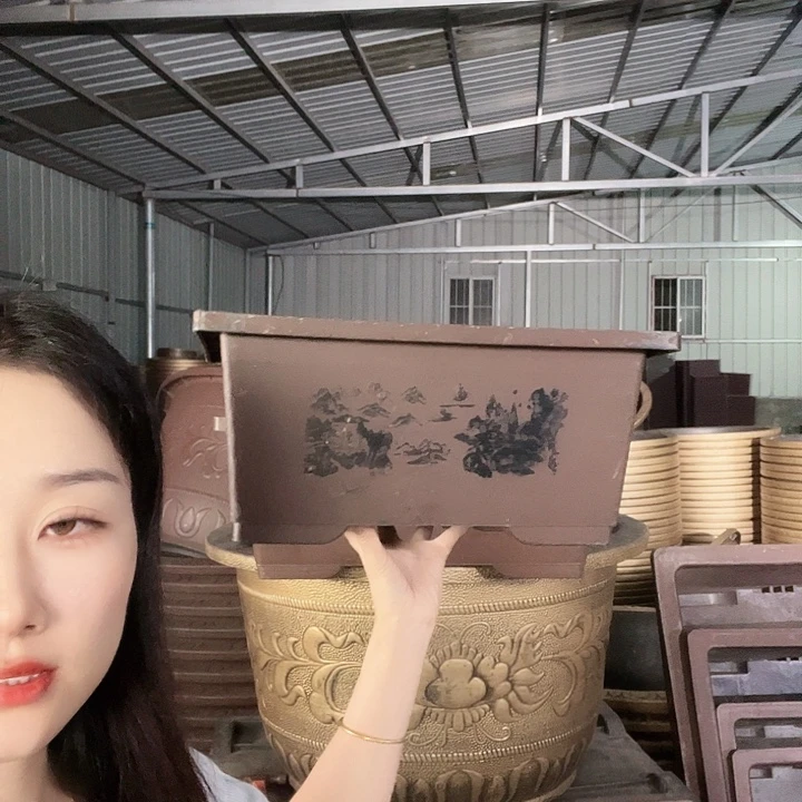 盆景40花盆2个有孔