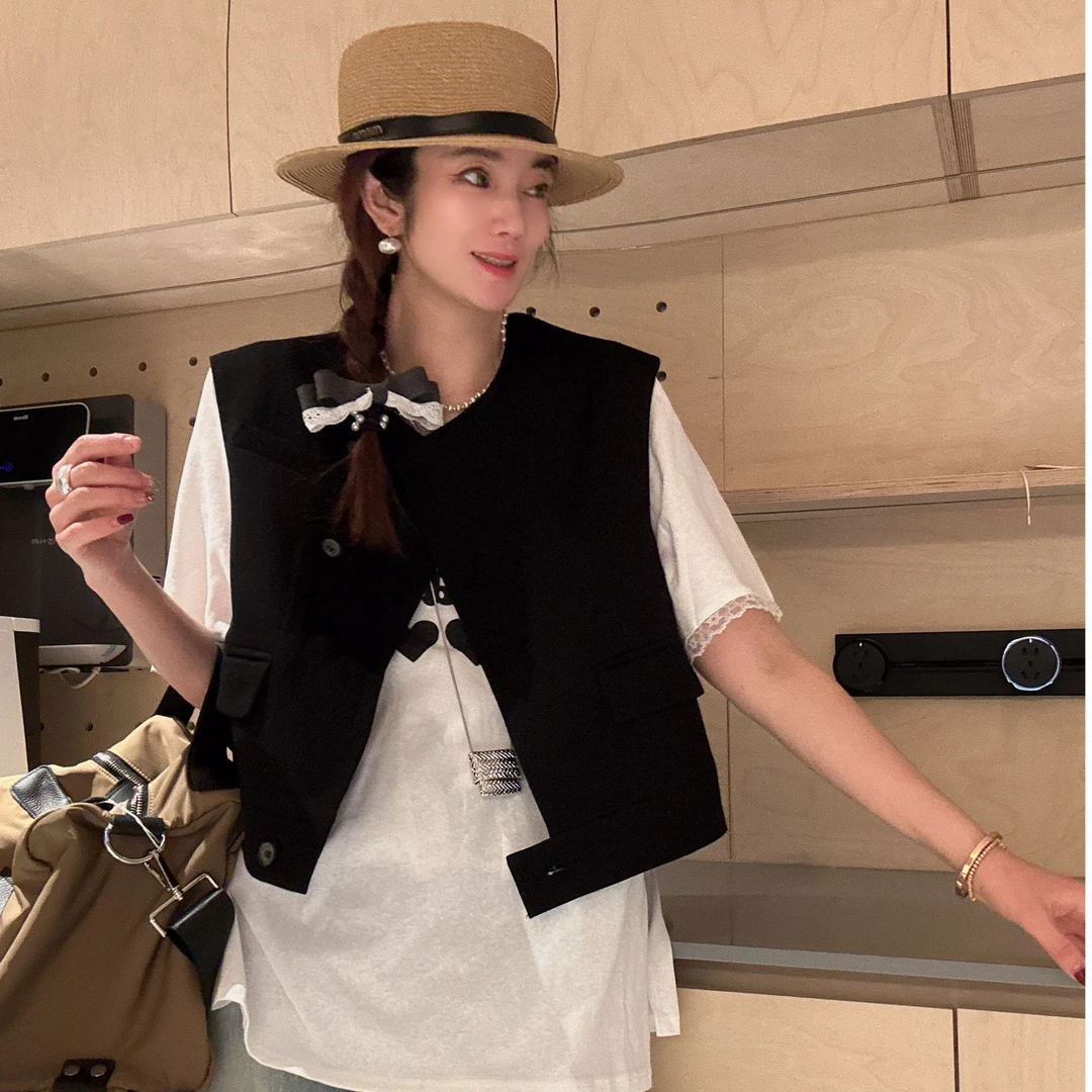 【大小姐家】欧韩货时尚马夹510047