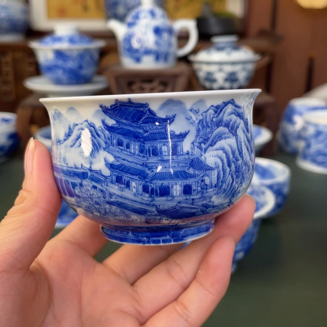 杯景德镇陶瓷手工手绘