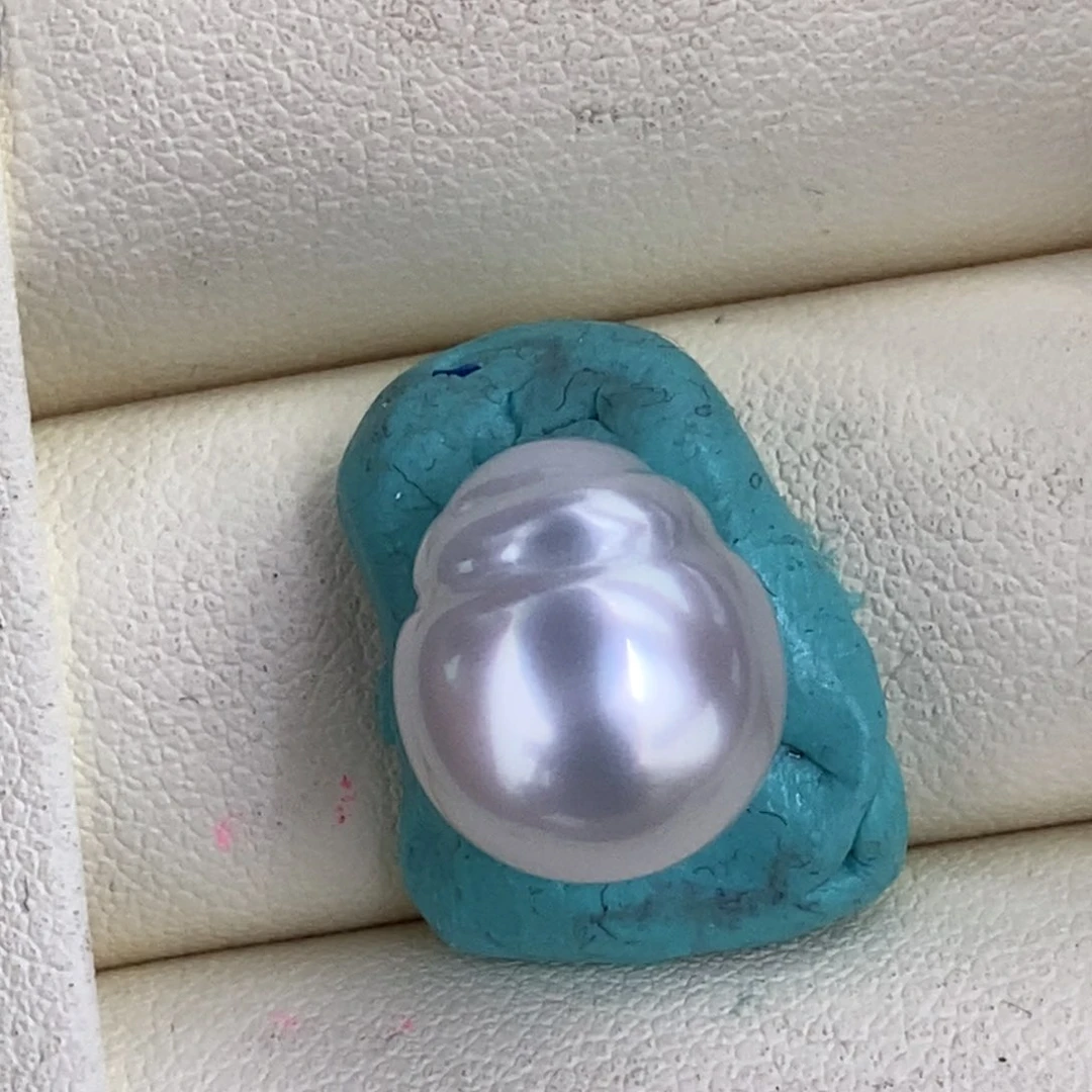 未镶嵌海水珍珠裸珠12-13mm特价澳白巴洛克