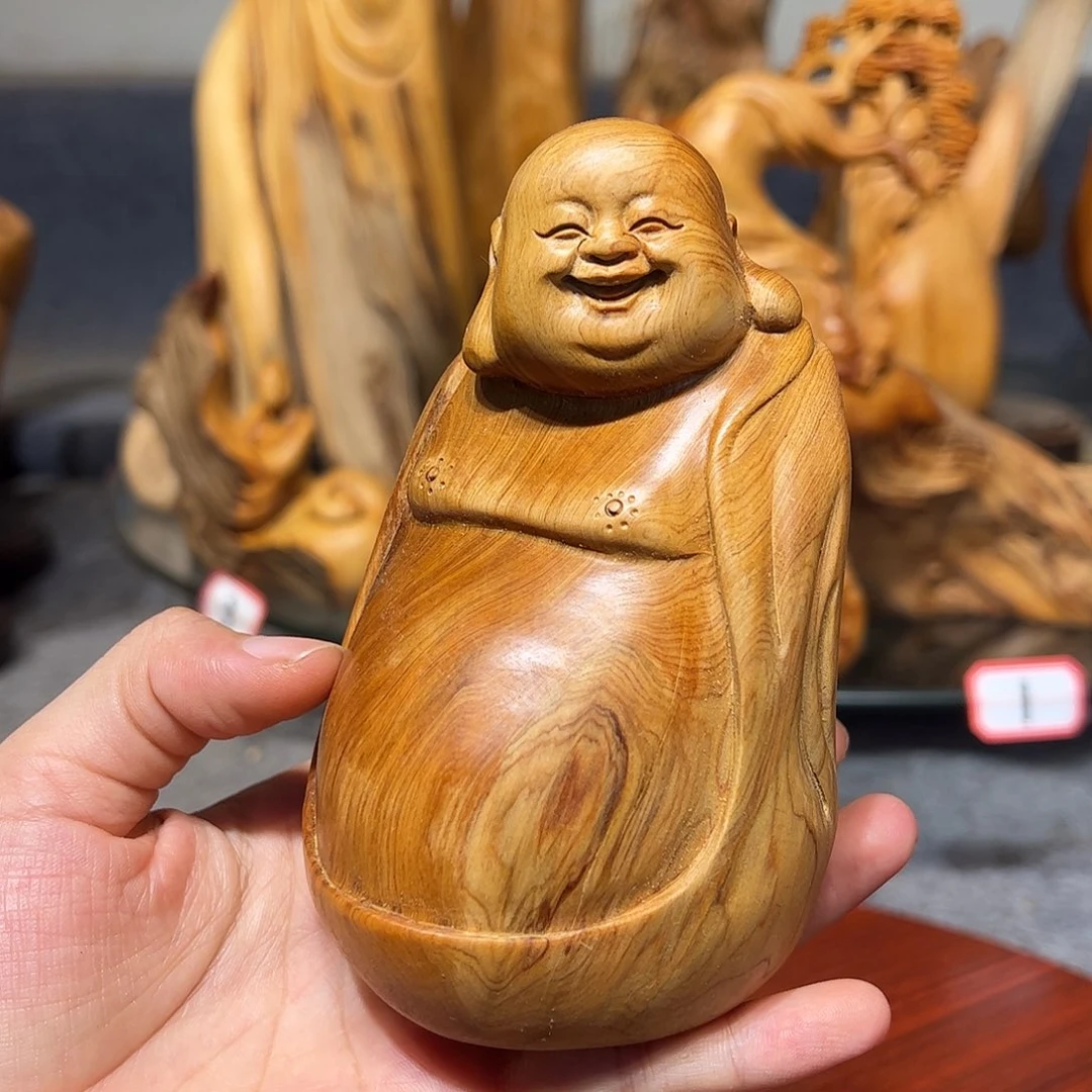 柏木崖柏木手把件摆件
