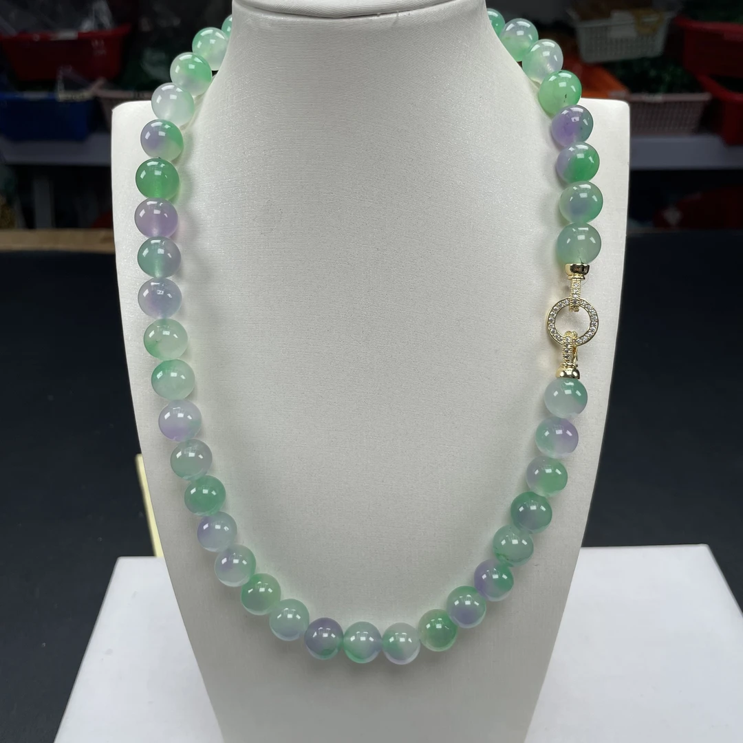 A918冰彩12mm项链时尚百搭男女款多样发货其一