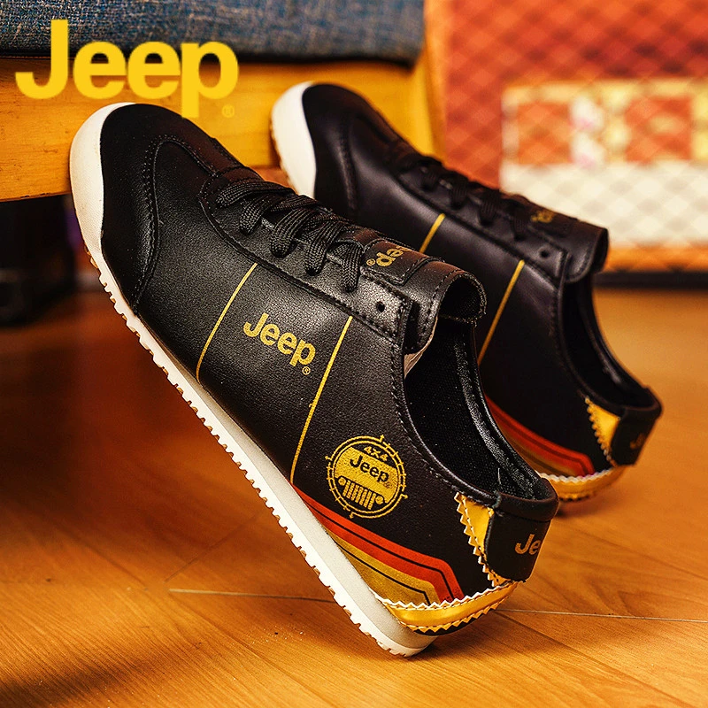 jeep吉普板鞋男鞋春季阿甘鞋子男2025新款爆款运动品牌休闲鞋男士