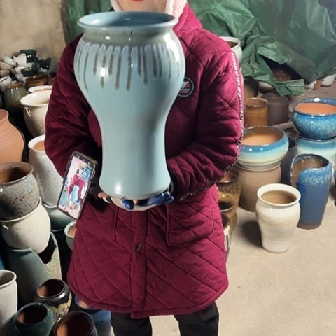 口21高38瑕疵盆子。